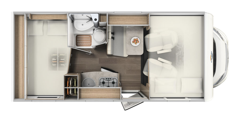 Carado A132 planlösning