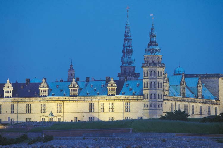 Kronborgs slott i Helsingör.