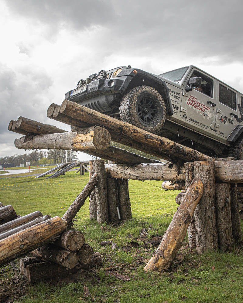 Jeep agility, Ring Knutstorp. 4x4 event.