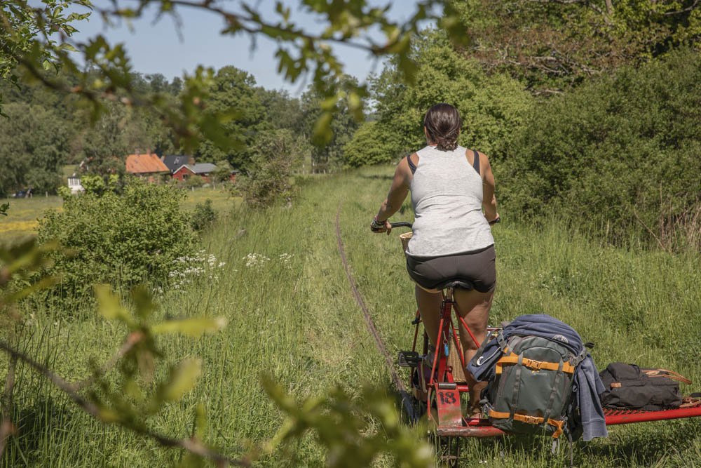 Dressincykling, Tomelilla. Fyledalen.