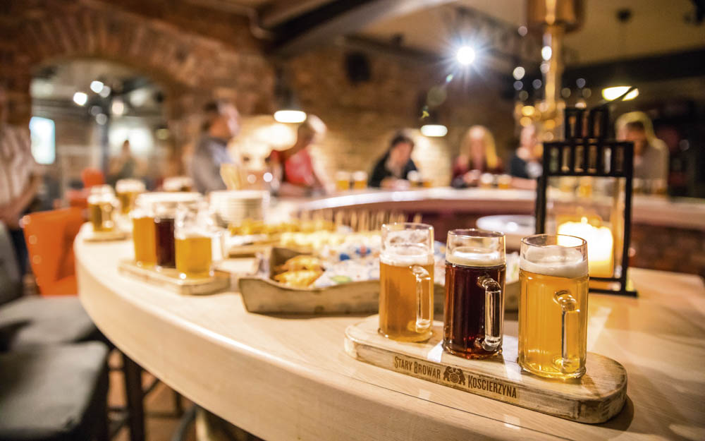 Stary Browar, ölprovning.