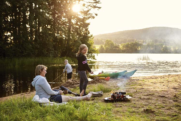 Sannabadet, Ljusnan, Järvsö.