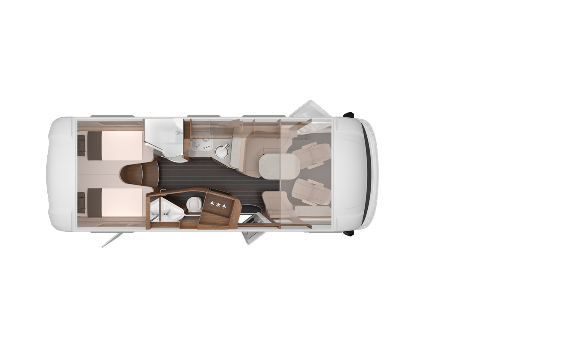 Planlösning Knaus Sun I 700 LEG