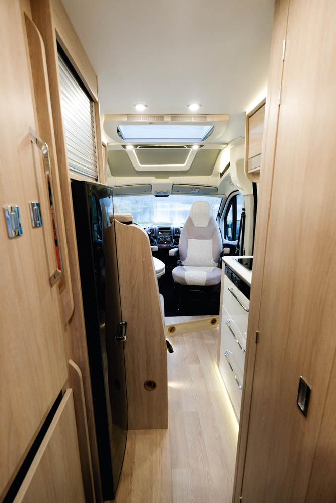 Rapido V55 interiört.