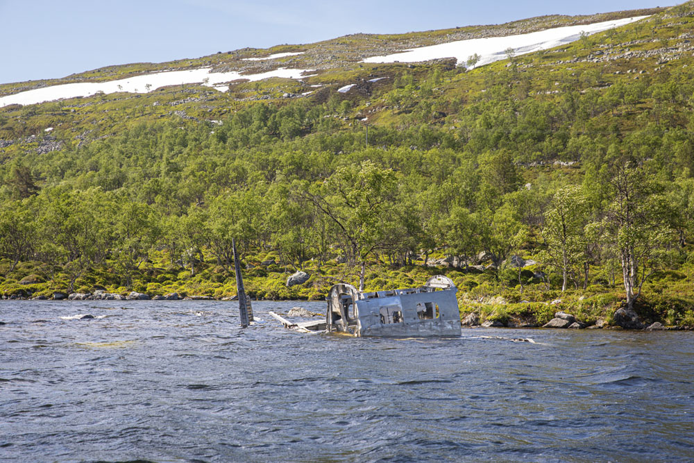 Flygplan från andra världskriget. Grövelsjön.