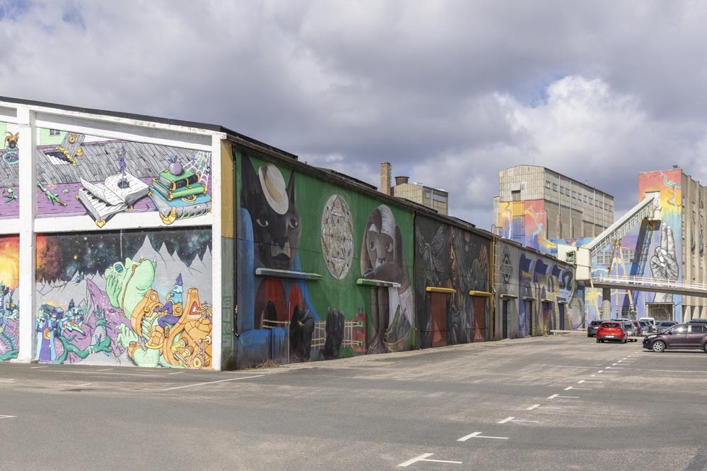 Ifö Center målningar. Bromölla.