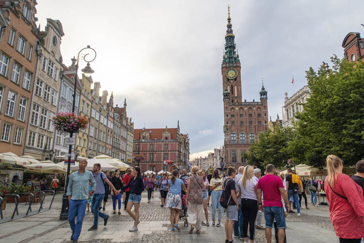 Mariakyrkan vid Dlugi Targ i Gdansk.