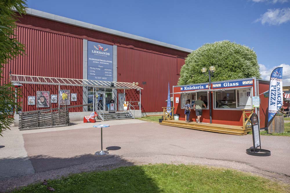 Leksands knäckebröd fabriksförsäljning, Leksand.