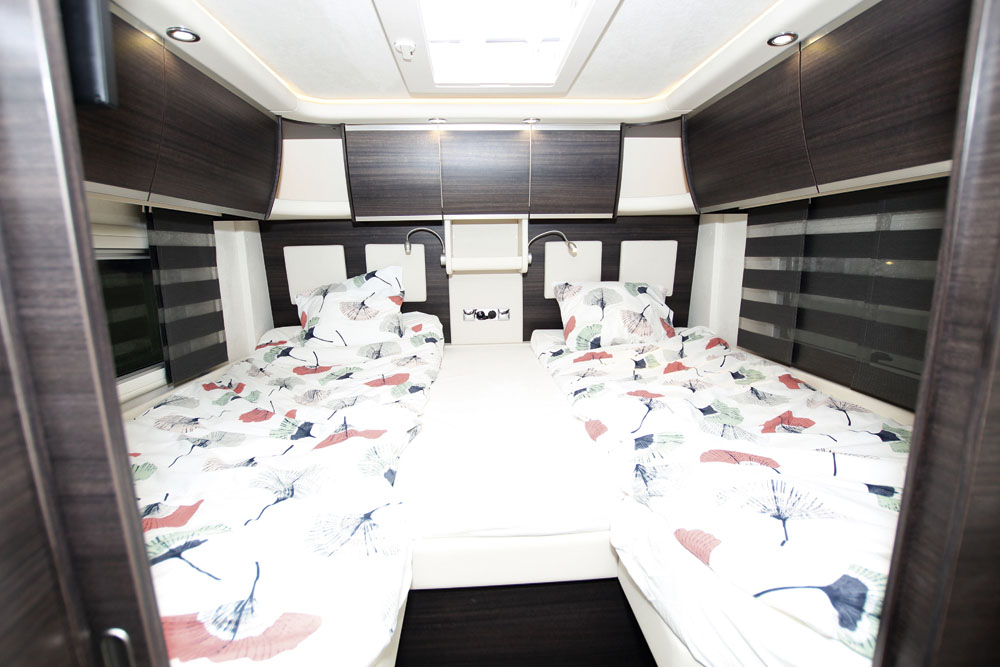 Concorde Charisma 790 L sovrum.