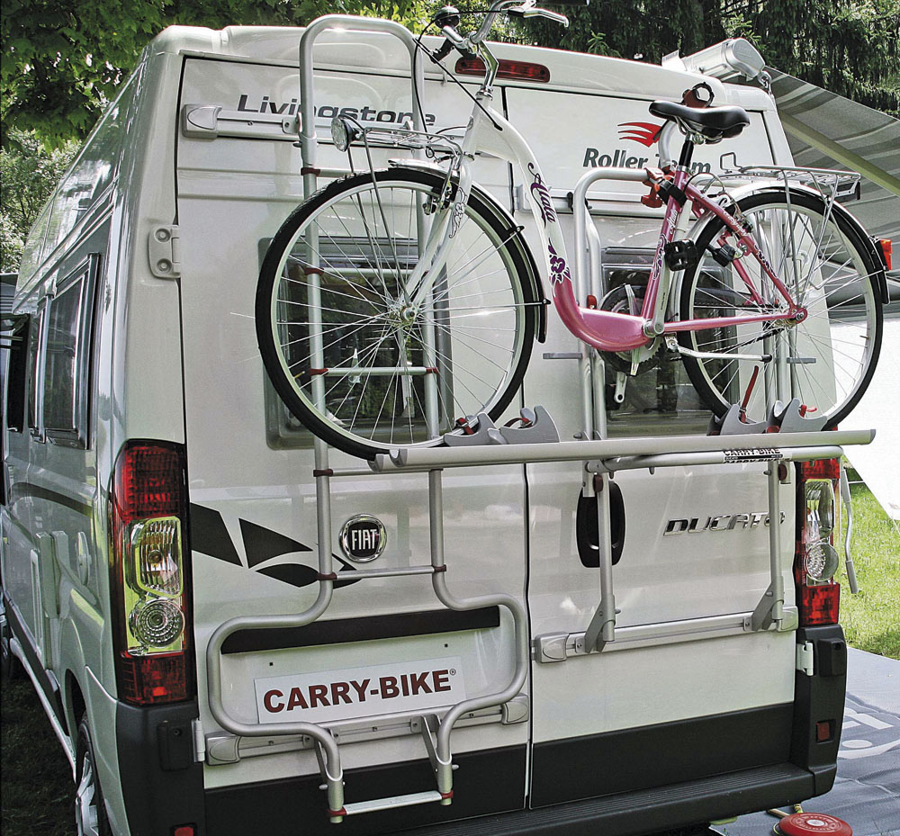 Cykelställ för husbil.