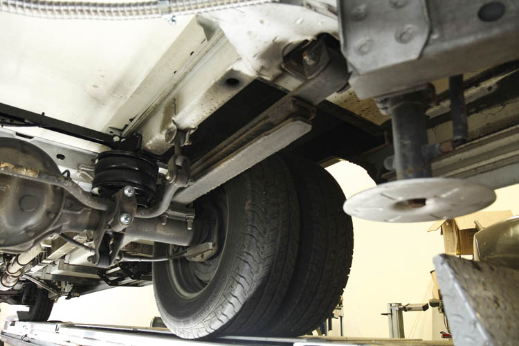 Helluftfjädring husbil.