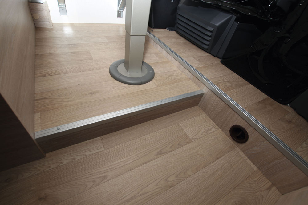 Rapido C55 dinett nivåskillnad