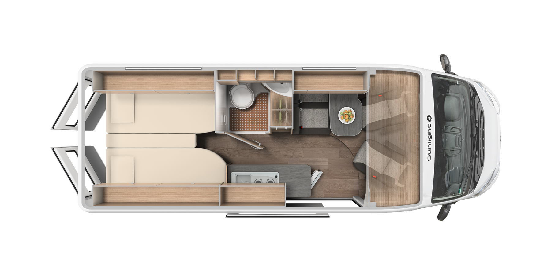 Sunlight Cliff 640 planlösning