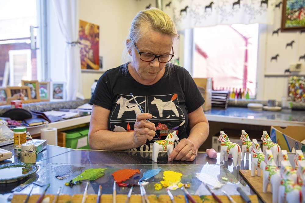 Nils Olsson Dalahästar, Nusnäs.