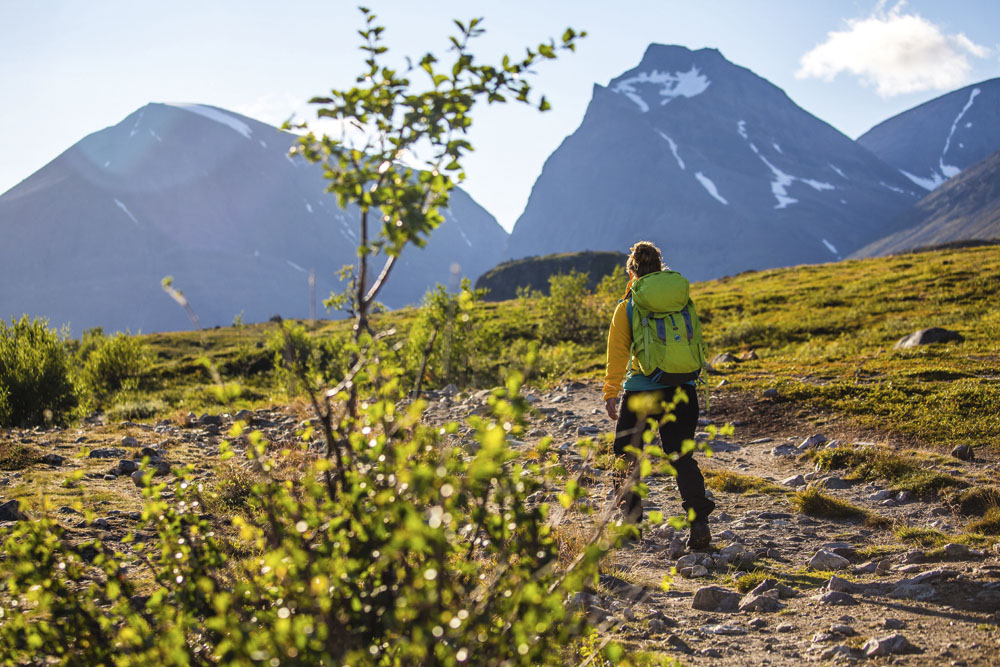 Signaturled Kungsleden Abisko. Fotograf: Anette Andersson.