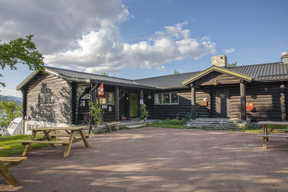 Sjöstugan, camping, Grövelsjön. Dalarna.