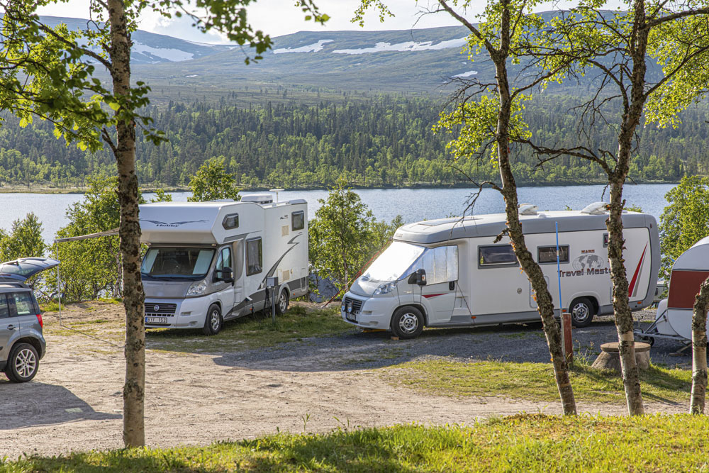 Sjöstugan, camping, Grövelsjön. Dalarna