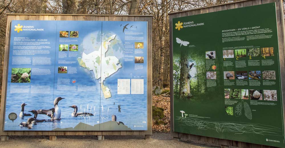 Åsnen, information.