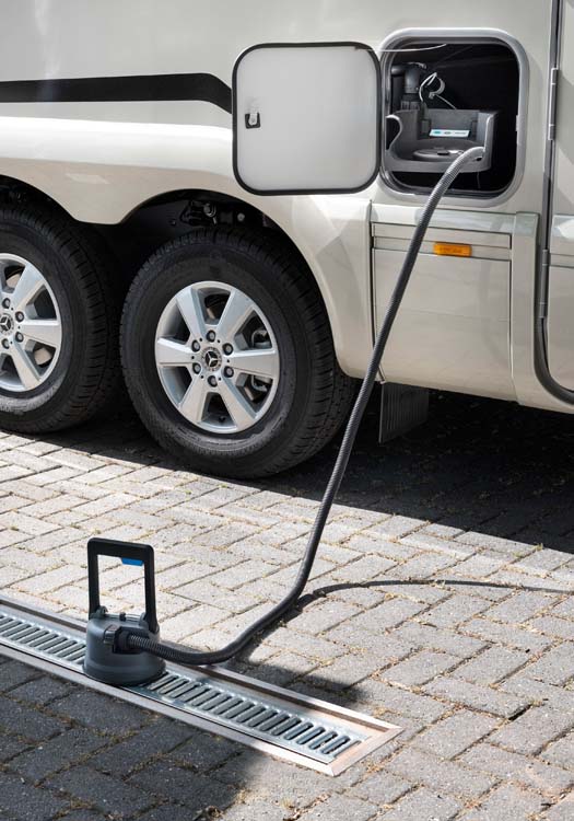 Thetford iNDUS tömningsenhet.