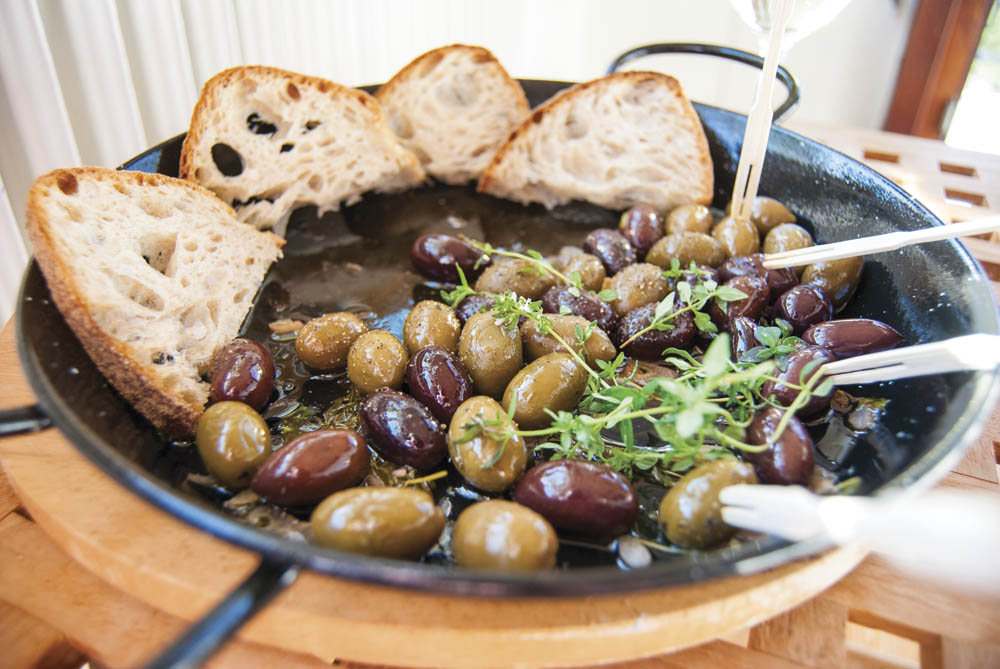 Vitlöksfrästa oliver